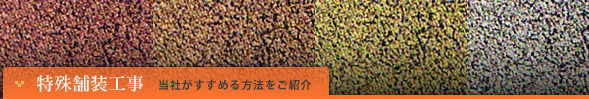 特殊舗装工事